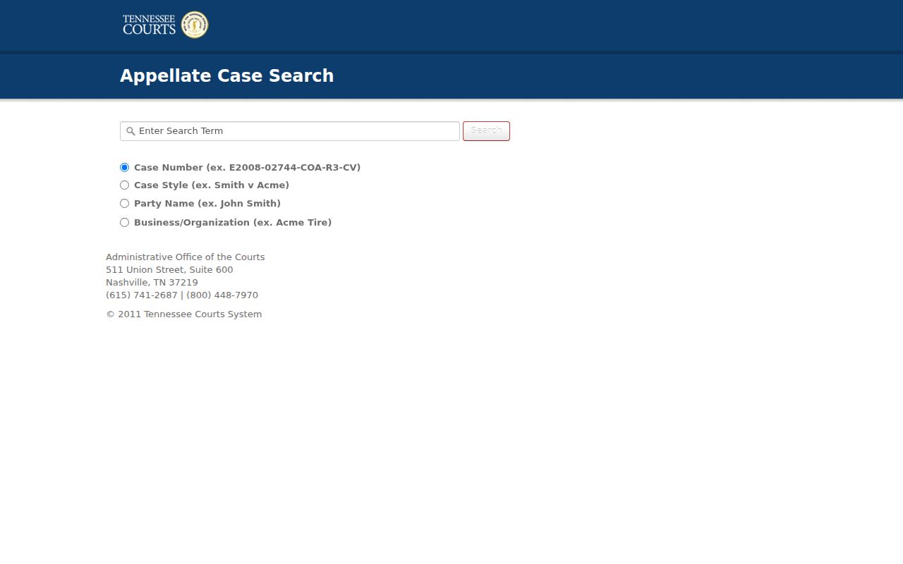 McMinn County case search through Tennessee Public Case History