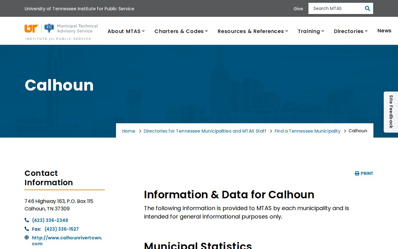 Calhoun court docket contact listing