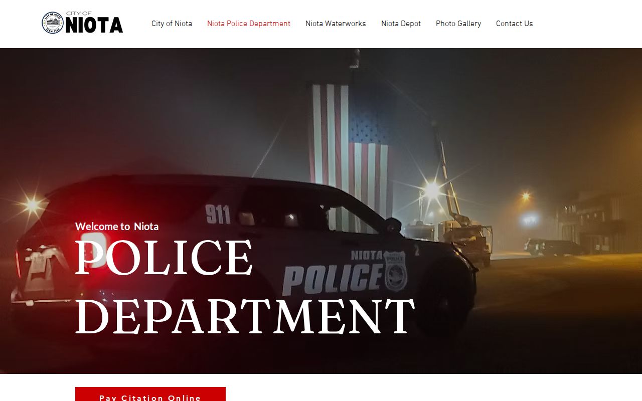 Niota court docket citation and payment instructions